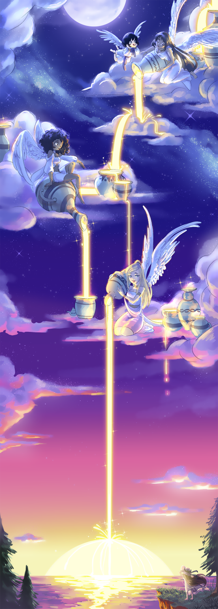 SummersInTahoe's tweet photo. Finished my entry for Clip Studios illustration contest!💫
Not exactly pleased with it...but its important to try anyway!
Please full view to see the whole thing... its looong https://t.co/6vfuivZCDz