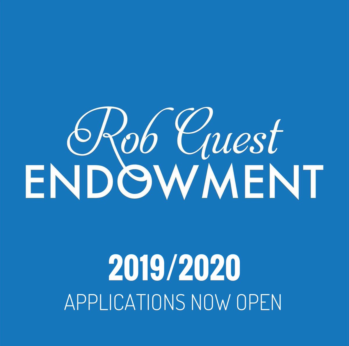 ⭐️2019/2020 applications are now open ⭐️ Apply on the Rob Guest Endowment website!  - robguestendowment.com.au