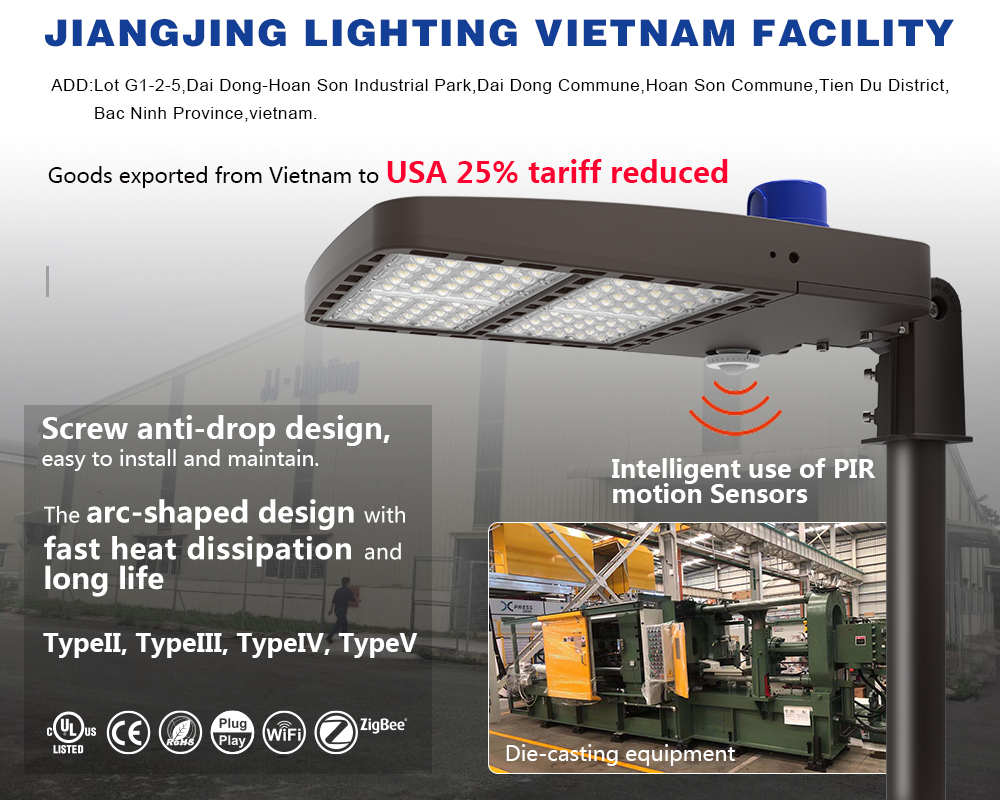 Anitaxuu's tweet photo. Nextgen II led parking lot lights Reduce 25% Tariffs to US
Premium - 140lm/w
IP66 Waterproof
AC 120-277V/ 347-480V
5 Years Warranty
Photocell Enabled sensor optional
100W-300W
Surge protection
Daylight sensor optional
Flexible and quick Installation https://t.co/4zhFyvTUQA