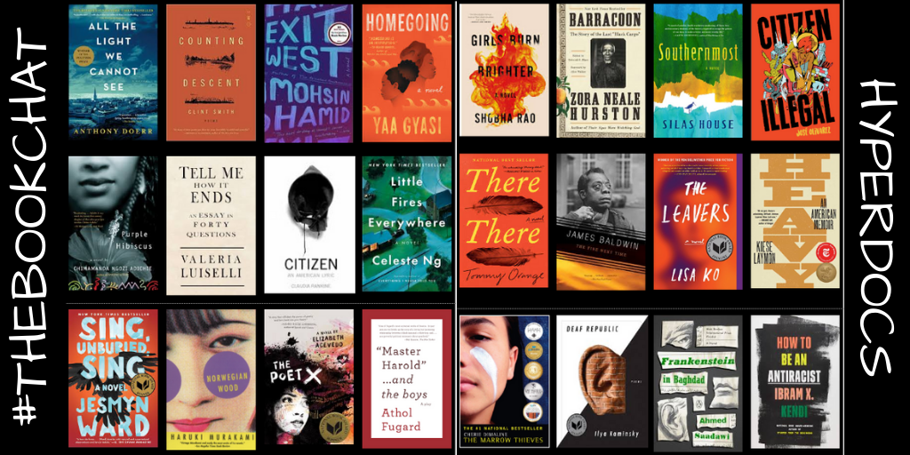 Lyricalswordz's tweet photo. Looking to create more inclusive reading experiences for students? Want some resources to teach these diverse texts? Check out all these hyperdocs @JoelRGarza and I created for #THEBOOKCHAT. They're all free to use! Just File-->Make a Copy. Click here: https://t.co/IQNOyUnOIW https://t.co/UU51zDmEIh