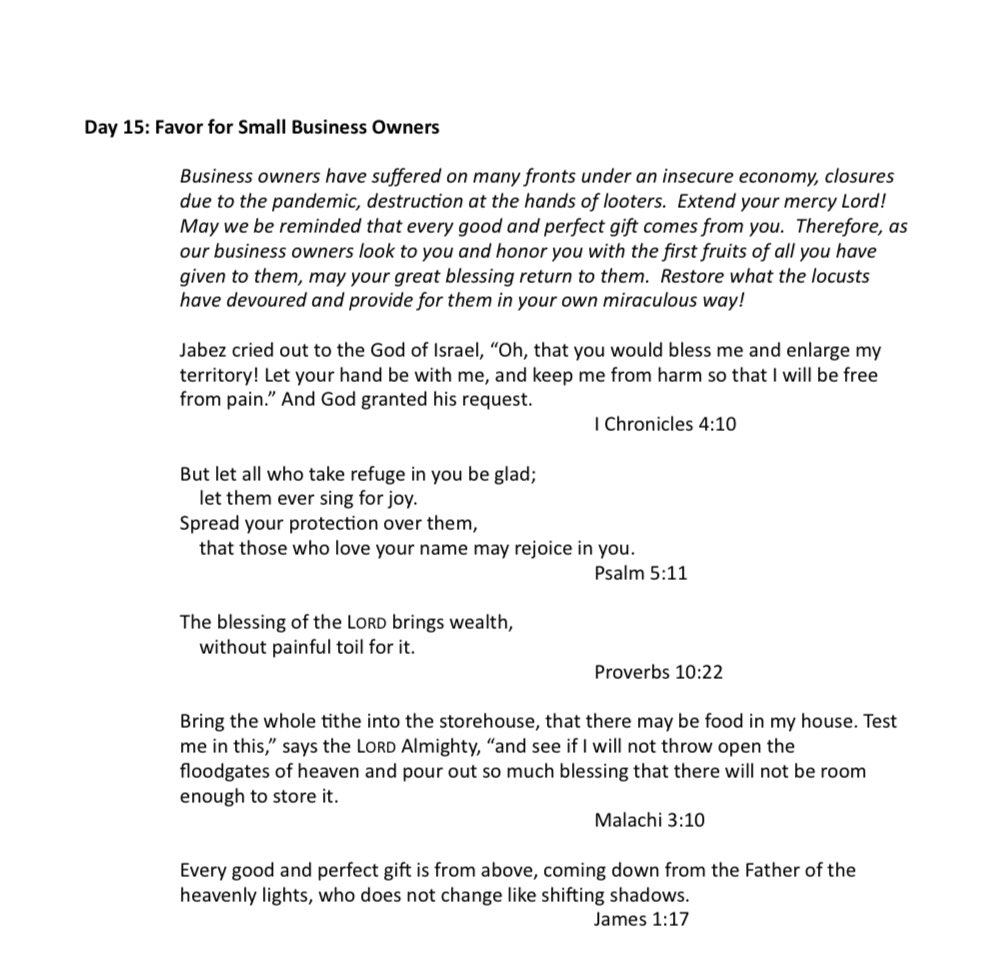 pietvanwaarde's tweet photo. 30 Days of Prayer - day 15 #blessings #businessowners #favor https://t.co/Y9n181P4EB