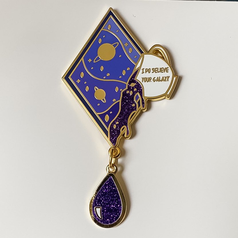 CrescentSenshi's tweet photo. Diamond series pins are shipping in next week! I’m so excited for these 🥺 #btsenamelpin #btsfanmerch #enamelpin https://t.co/GMuJVEXpyQ