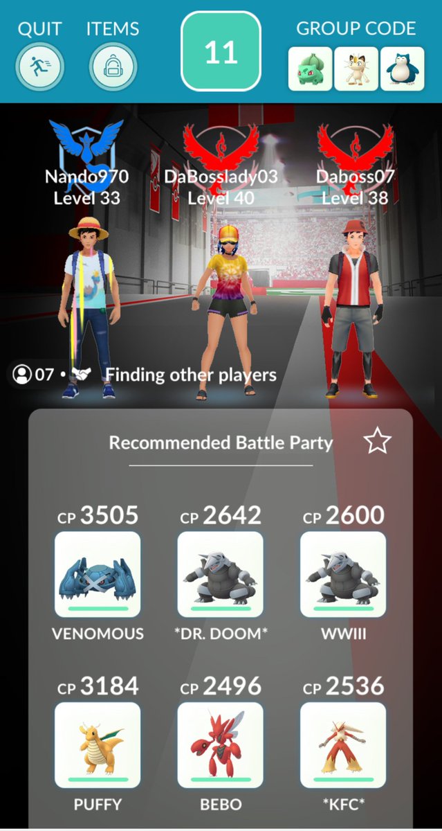 DyfusionCEO's tweet photo. Invite Me to #REMOTERAID!!! I HAVE PASSES!!! Let's be #friends in #PokémonGO! My #TrainerCode is 3489 2884 2284! #pokemongoatl #ppkemomgoremoteraid #pokemongofriendcode https://t.co/hCxMR0yDNA