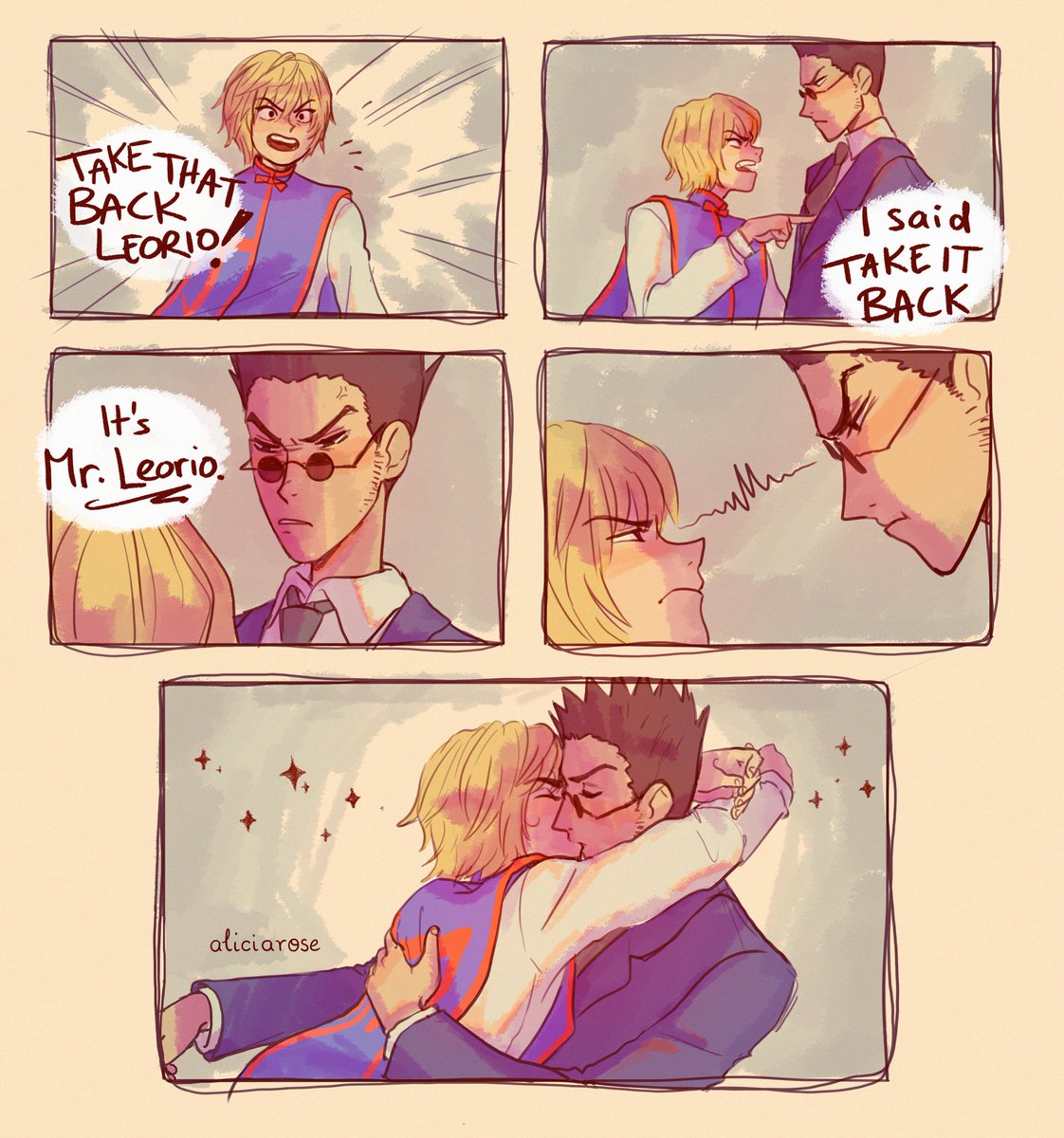 This is how it went right? 
#hxh #leopika 