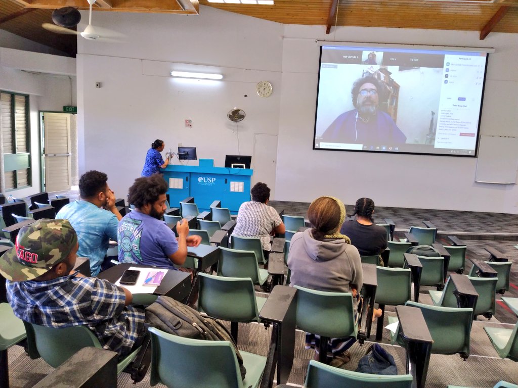 pace_sd's tweet photo. joining the #SuvaTeam are our colleagues in #SolIslands & #PACESD #ResearchFellow & #foodsecurity expert #IeseViliamu on zoom! https://t.co/NkngBItuUh