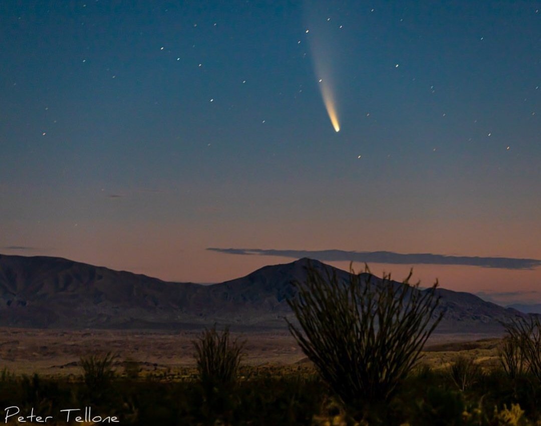 Photo 1: weownthemoment | ig (Oregon). Photo 2: petertellone | ig (Anza-Borrego Desert State Park). Photo 3: passioneastronomia | ig (Czech Republic). Photo 4: kristarphoto | ig (Oregon). #NeowiseComet