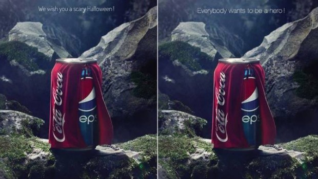 EnrageStudio's tweet photo. #ConocEnrage | El #marketing de @CocaCola y @pepsi ha trascendido a otro nivel. Aunque puede tratarse de una pieza fake originada en Halloween de 2013. Nada quita que esto tranquilamente podría ser, una de las suyas.
#Curiosidades #FelizMiercoles
#SiguemeYTeSigo https://t.co/a1nLz6IvNX
