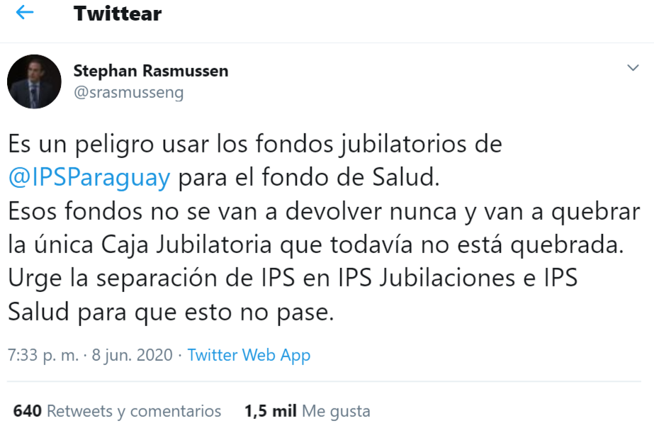 Benitez_yambay's tweet photo. Hace tiempo que no estoy tan y al 100% de acuerdo con un proyecto de ley.

Les comparto por qué, como aportante, votaría a favor del #ProyectoRasmussen de separar IPS en al menos 2: Instituto de Salud por un lado e Instituto de Administración de Pensiones por otro lado. (👇) https://t.co/v1bAV2KD4a