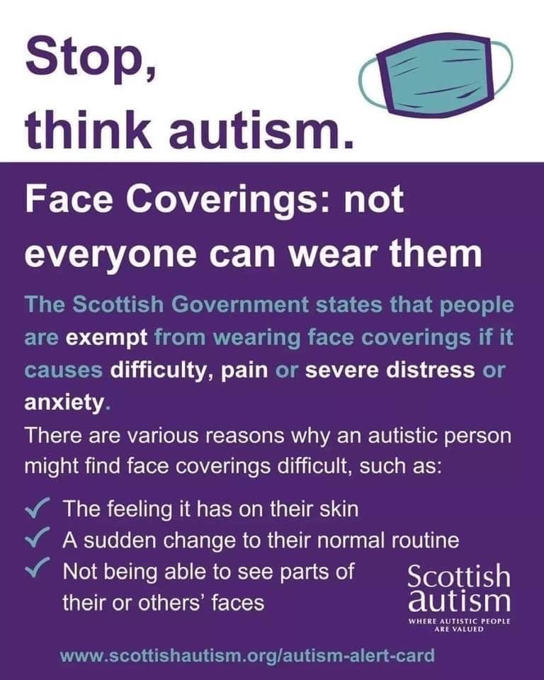 Some poeple actually have a real reason on why they can wear a face mask like me. Wish people would realise that and stop judging others. I’m sick and tired of seeing tweets about people not wearing one stop and realise before you judge.