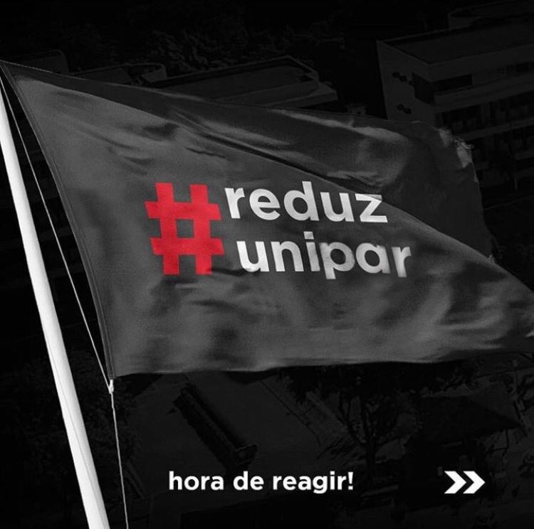 ReduzUnipar's tweet photo. A luta não acaba aqui, é hora de reagir!! #ReduzUnipar #ReduzPR https://t.co/D7svaxMFQ8