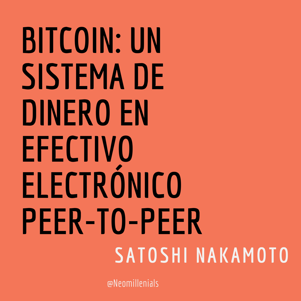 ConejoBlancoB's tweet photo. #White #Paper de #Bitcoin?, el documento explicativo sobre el concepto de la tecnología de #BTC ES: https://t.co/1sjlcZC3d2
ENG: https://t.co/YP4Jqtvpe7
#criptoenespanol #crypto #neomillennials #whitepaper #Satoshinakamoto https://t.co/kY19kmFagL