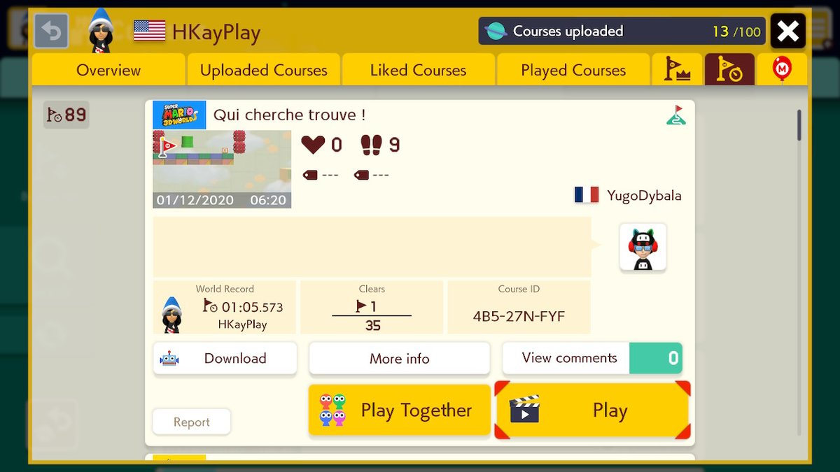 HKayPlay's tweet photo. Tonight was a lucky night! #SuperMarioMaker2 #NintendoSwitch #hotgarbage #hkayplay #luigi #nintendo #gaming #uncleared https://t.co/R96hHfgZUK