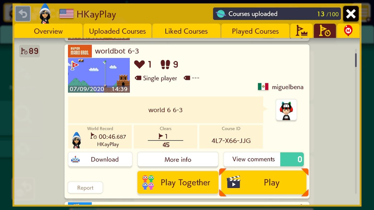 HKayPlay's tweet photo. Tonight was a lucky night! #SuperMarioMaker2 #NintendoSwitch #hotgarbage #hkayplay #luigi #nintendo #gaming #uncleared https://t.co/R96hHfgZUK