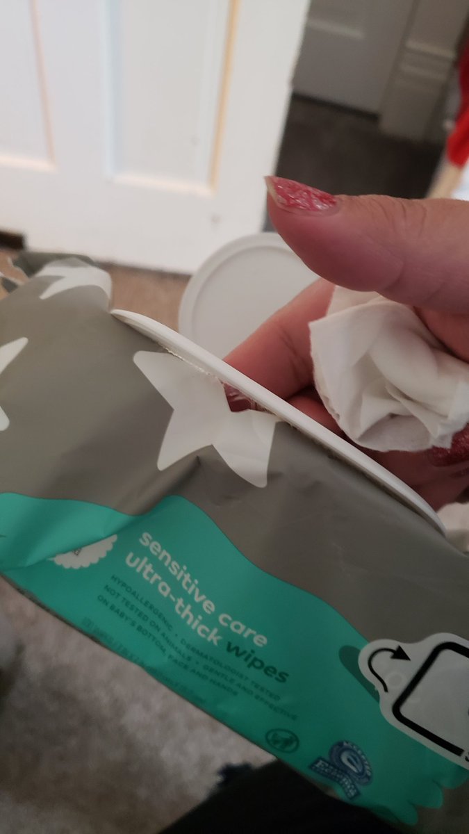 ceedx_'s tweet photo. @Target so first, my package was "delivered" but wasn't. You guys sent a replacement(thanks!) Then it got here alllll sorts if beat up, and the first packs of wipes I pull out are falling apart. I pay too much money for these to be arriving like this. #RIDICULOUS @AskTarget https://t.co/onbsD0uS9n