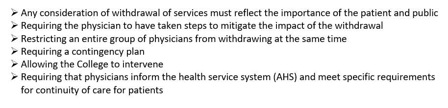 Other provinces, including Ontario, BC, and Nova Scotia have these kinds of conditions in place. 5/6Which include things like: