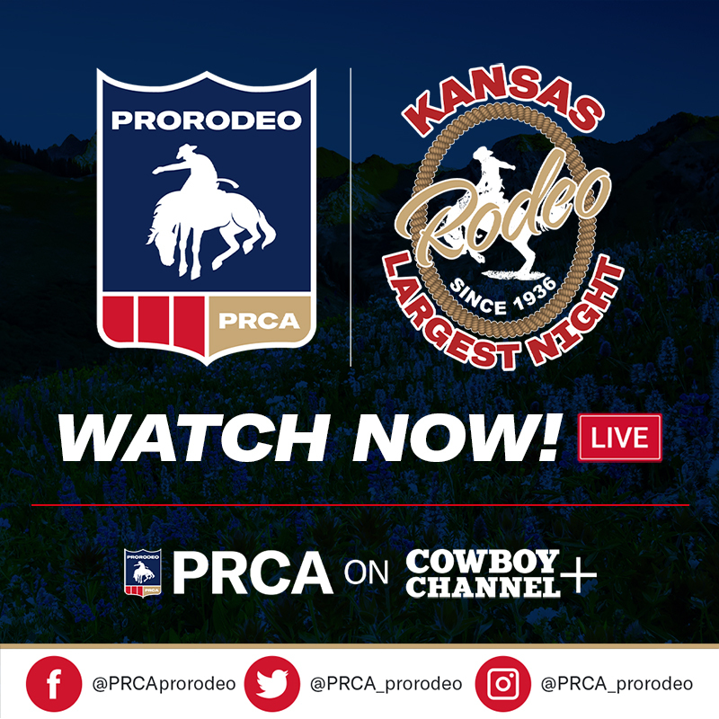 PRCA_ProRodeo's tweet photo. 🤠📺 𝙒𝙝𝙖𝙩'𝙨 𝙤𝙣 𝙩𝙖𝙥 𝙤𝙣 𝙩𝙝𝙚 𝙖𝙥𝙥? 📺🤠
• • •
Kansas' Largest Night Rodeo is streaming live 𝙉𝙊𝙒 from Pretty Prairie, Kansas on https://t.co/Mi2c9kYaZk!
• • •
#WeAreProRodeo #CowboyChannelPlus https://t.co/ArJBwjsiKt
