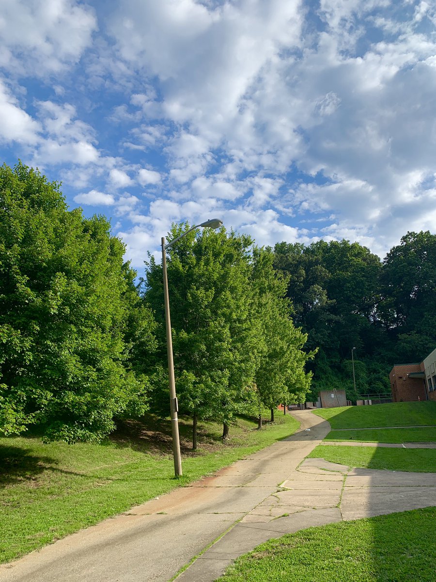 Noblelady09's tweet photo. My happy place during quarantine has been walking or running laps around the empty school parking lot behind my apartment, listening to music or a podcast (most played - Laughter Permitted!) #choosetomatter @JulieFoudy @JFoudySLA #week3challenge https://t.co/FPGPbpgeYO