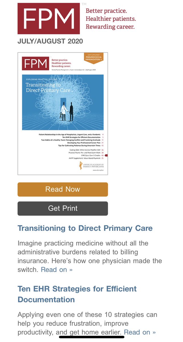 DrQiu's tweet photo. Just in time for #DPCSummit2020. Learn the first article well and the second becomes irrelevant @aafp @dpcalliance @RyanKauffmanMD https://t.co/wSEUUdvVfe