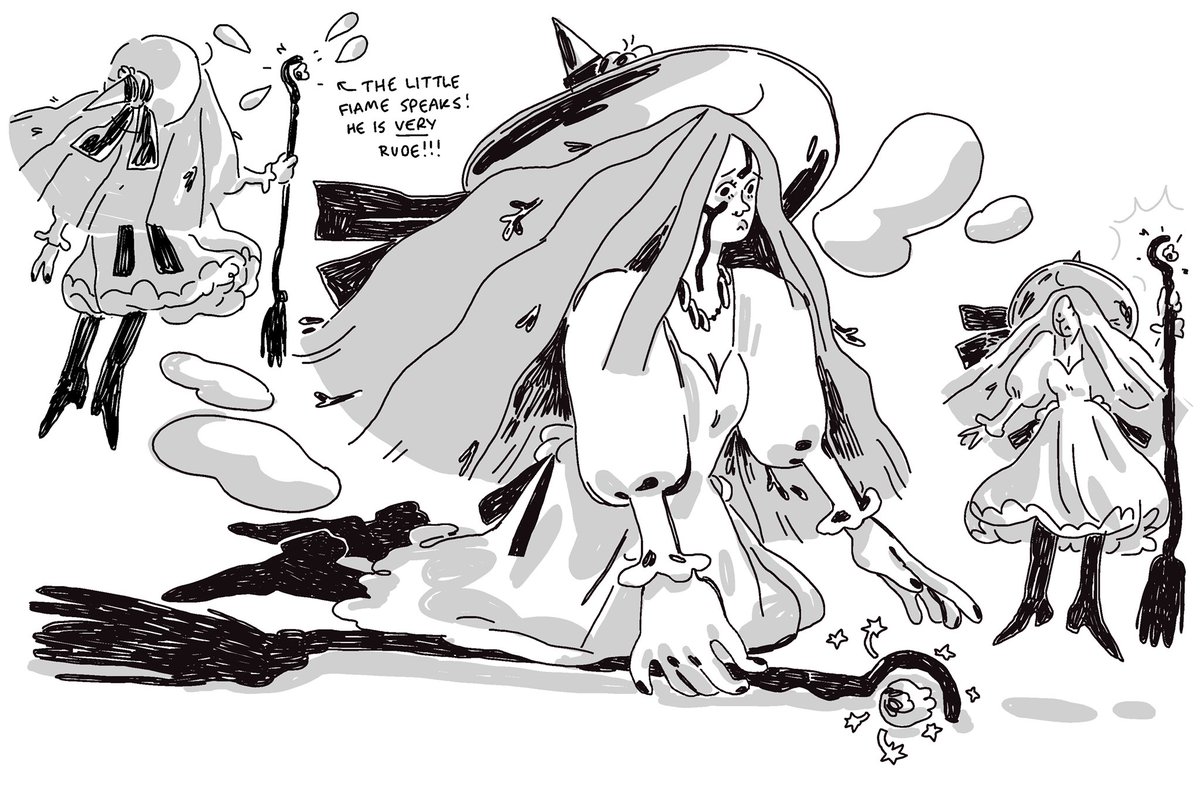 A cursed little witch I've been messing around with!!! 