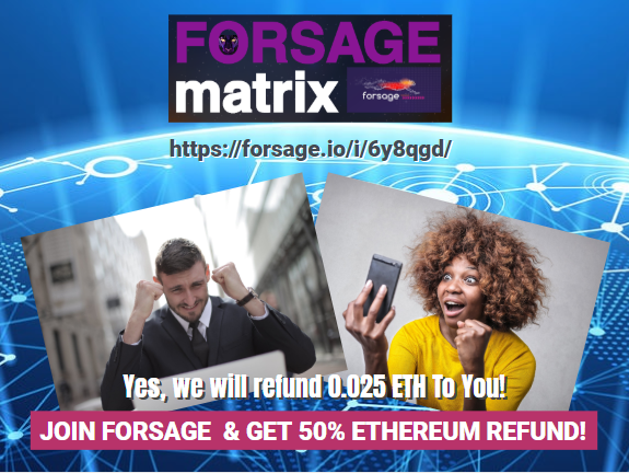 MatrixForsage's tweet photo. GOOD NEWS!! GET 50% REFUND ON YOUR FORSAGE JOINING FEE!! HURRY LIMITED OFFER ONLY!!

Just DM Us Your Intention to Join, Thanks!

#forsage #ethereum #eth #decentralized #smartcontract #blockchain #ether #income #onlineincome #cash #money #stayathome #homeincome #workfromhome https://t.co/k1pnR6hfT5