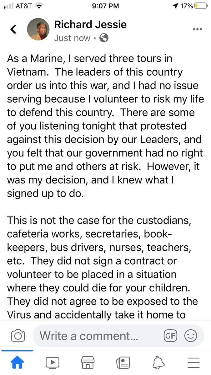 jennthetutor's tweet photo. My dad spoke out today at the school board 

Views are his own. We don’t need to be agents for one another- just FYI 

I know it’s a foreign concept to have your own thoughts and to be able to speak your own mind without being controlled 💁🏾‍♀️ https://t.co/PJzsztyeZI