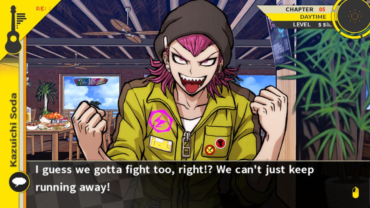 ALSO HIS LITTLE VOICE LINE WHERE IT GOES "ENGINES REVVING" IS THE CUTEST MOST KAZUICHI THING IN THE WORLD