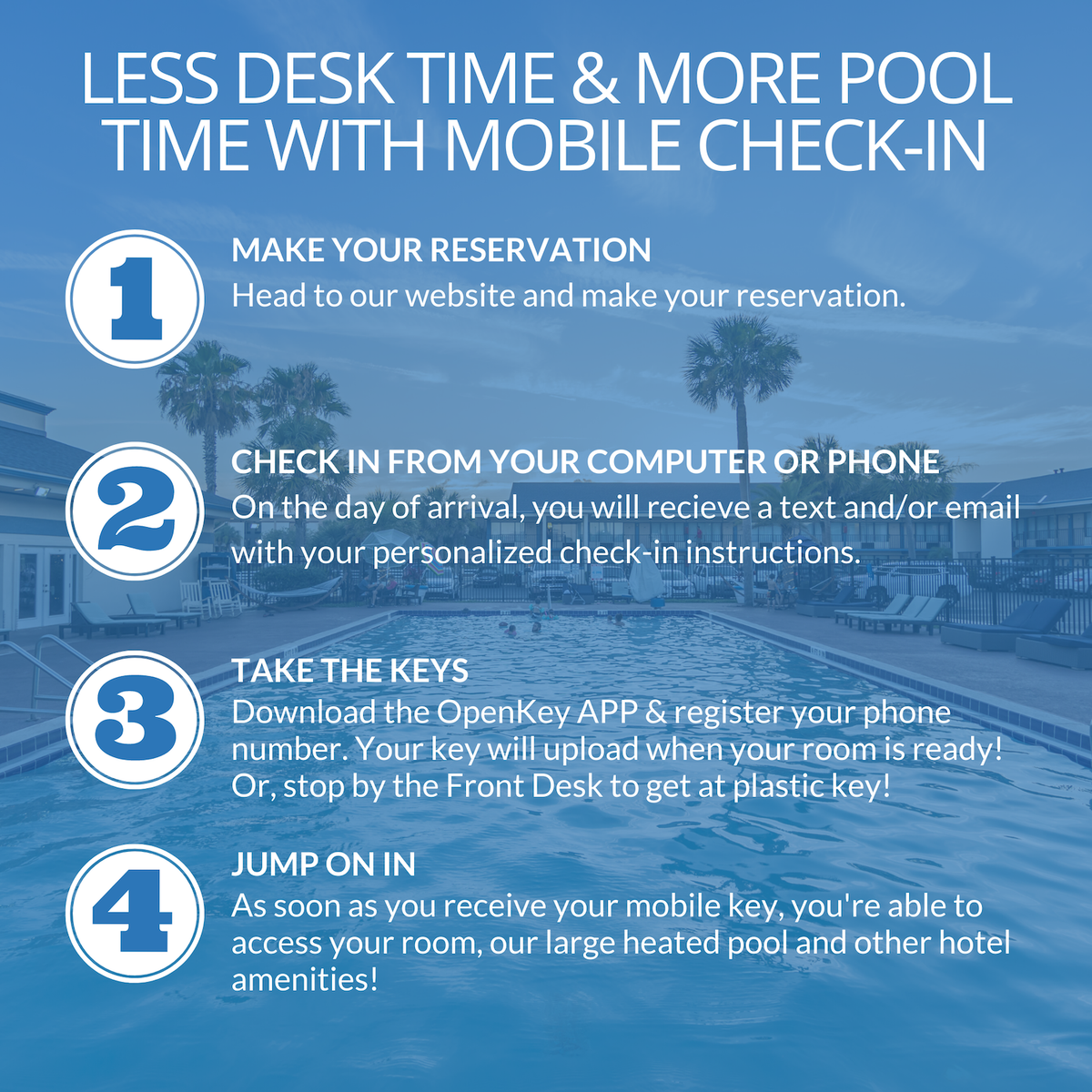 OceanCoastHotel's tweet photo. Skip the front desk and head straight to your room with contactless check-in! Available now for all reservations.
#oceancoasthotelameliaisland #contactlesscheckin #loveamelia #mobilecheckin https://t.co/qCKVfUExH8
