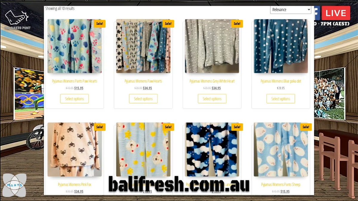 NakedPunt's tweet image. Look stunning watching the Footy!  This weeks Naked Punt Footy Show was brought to you by the BaliFresh.com.au #InMyPJs Pyjama Sale at balifresh.com.au/?product_cat=&amp;amp;… - #warm #pyjamas #sexy