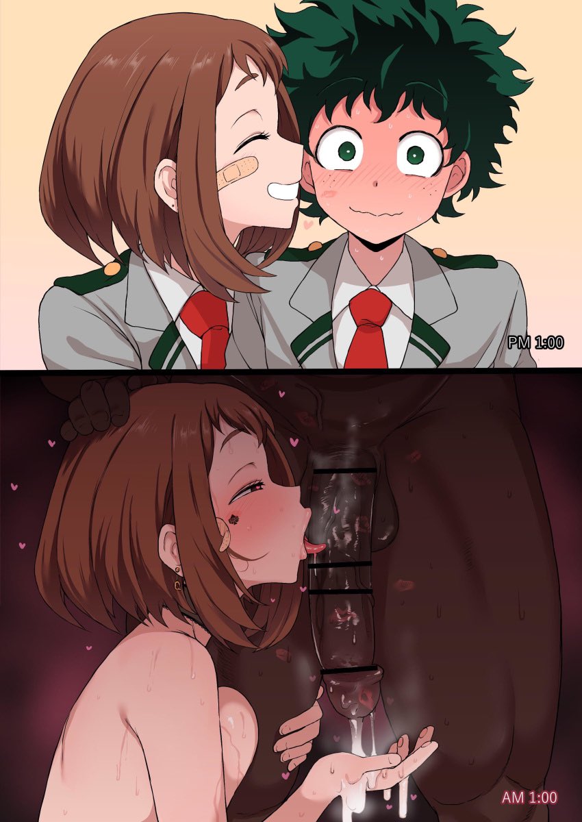 Hope Deku doesn’t mind me spending time with a real man instead of with him...