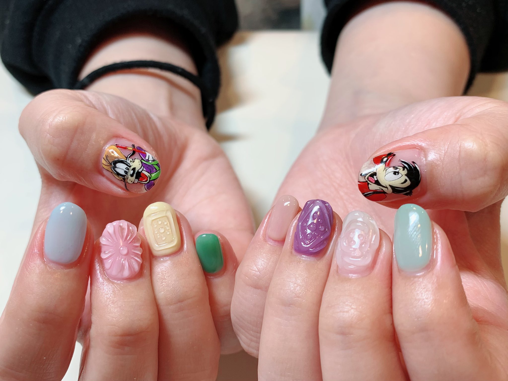 O Xrhsths Tokio Nail Sto Twitter Tokionail 新宿御苑前 ネイルサロン キャラネイル 痛ネイル イベントネイル 手書きアート 夏ネイル サクマドロップス サクマドロップスネイル ディズニー マックス グーフィー Disney T Co Yodpmuwqpa Twitter