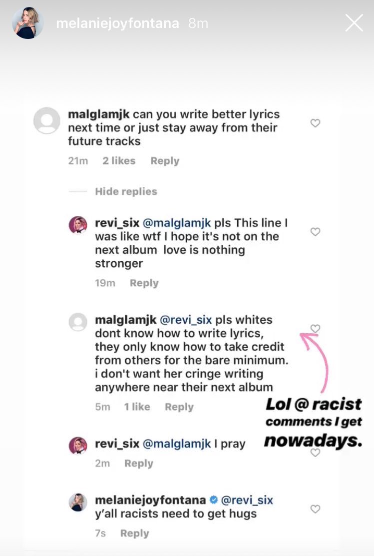 dan karena m3lanie udh nuduh orang bersikap rasis ke dia, WANITA KULIT PUTIH, OP thread menyatakan bahwa dia juga ras kulit putih dan dia berfikir bahwa reverse racism tidaklah nyata.