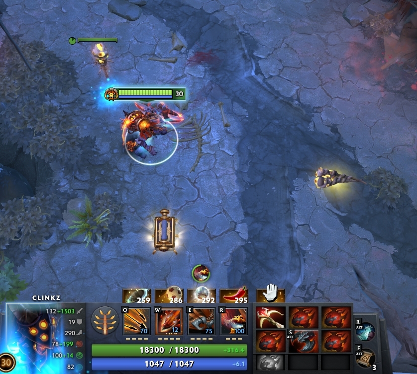 KheZu's tweet photo. nvm, heres the final freakshow in the new patch, welcomme to 18k HP clinkz eating his illusionists cape https://t.co/fL90e7N6Xn