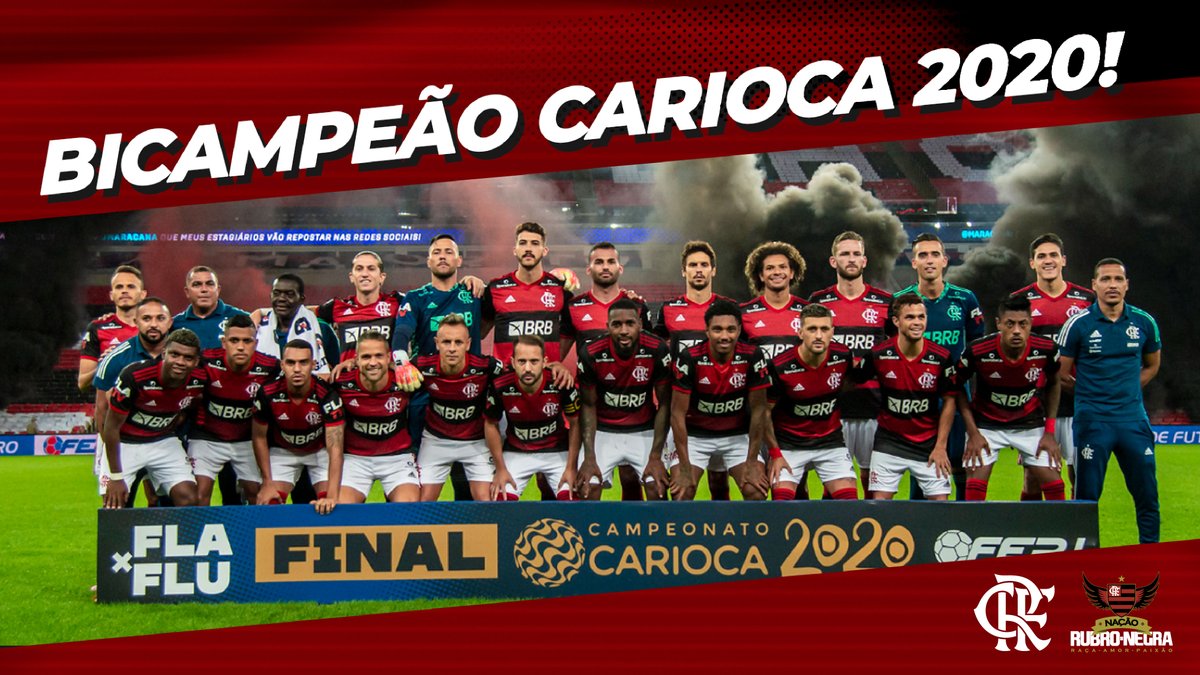 CAMPEÃO CARIOCA 2020. Flamengo - Nação Mundial - Fla