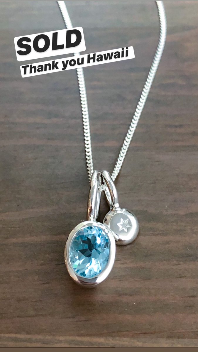 HotTorStudio's tweet image. Finished fabricating and setting this topaz mecklace for my @Etsy client and on its way to Hawaii #HI #hawaii #etsy #gratitude