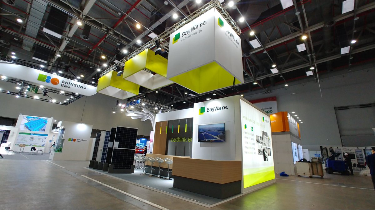 Aluvision System @ BayWa r.e. renewable energy GmbH @ Green Energy Expo 2020 / July 15~17, 2020 / EXCO, Daegu, South Korea.