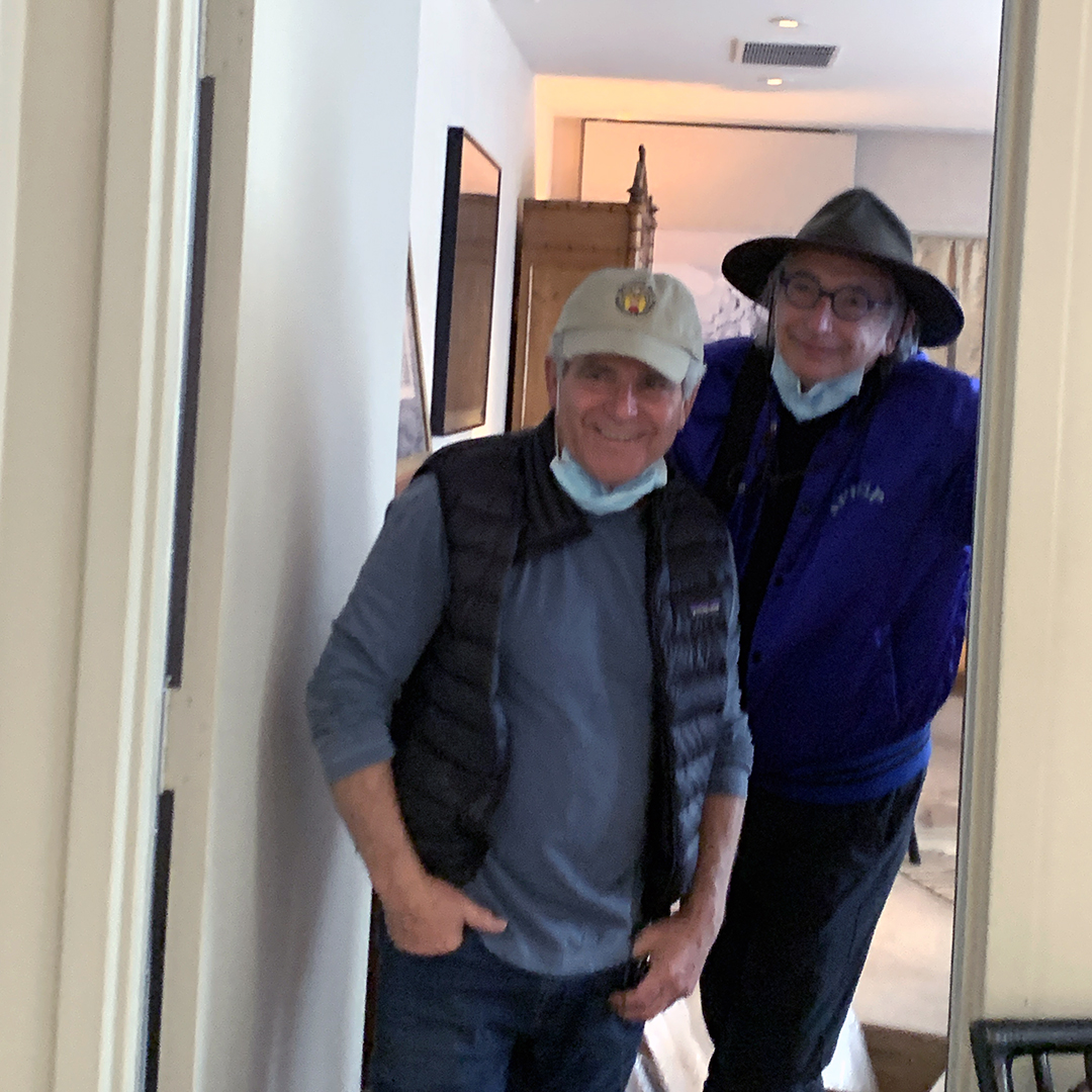 mtilsonthomas's tweet photo. Writing thank you notes and packing up with Shoko Kashiyama, Oliver Theil, and Joshua. It’s been a great 25 years with the @SFSymphony! https://t.co/qgarqPGA0i