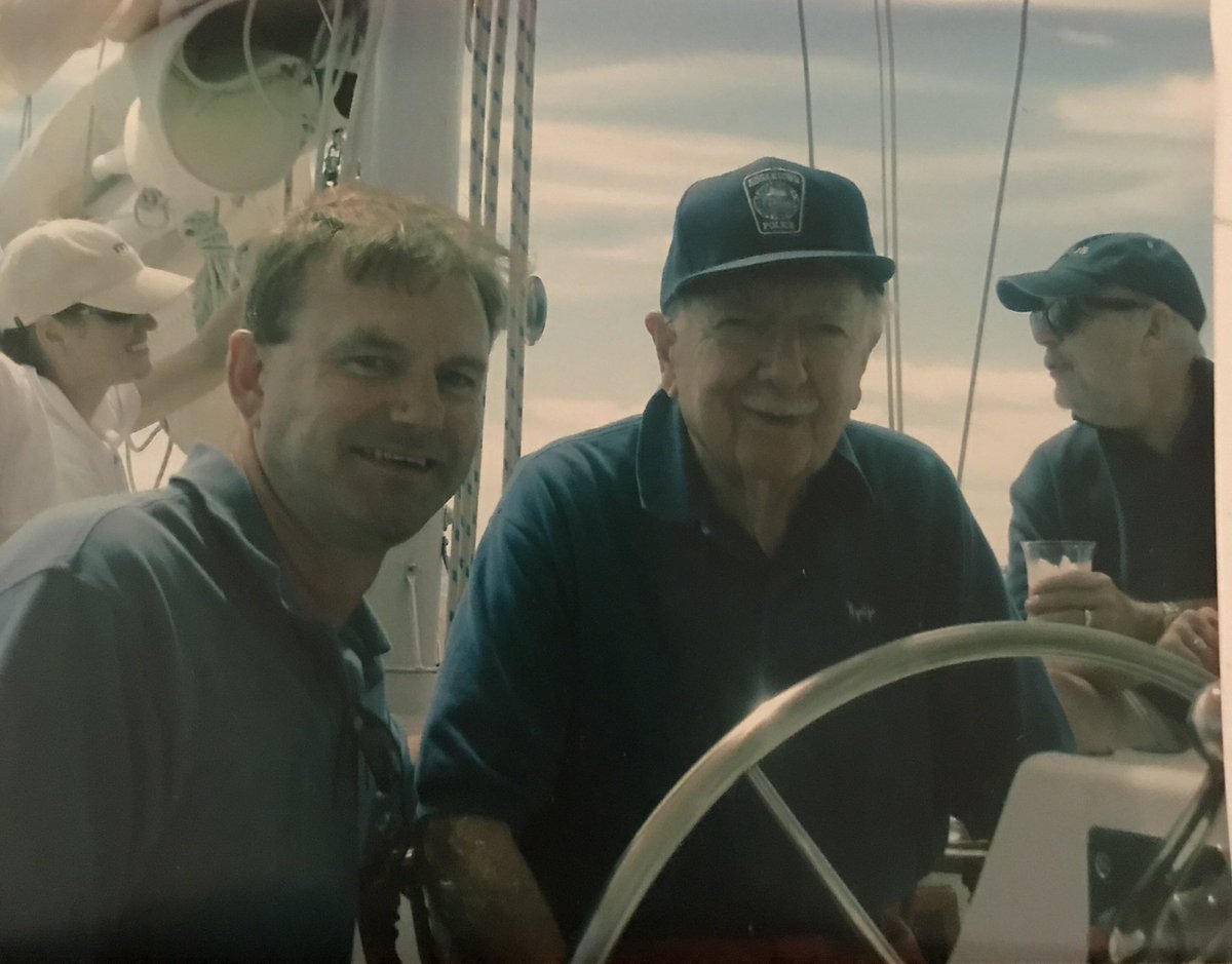 Ok, a bedtime story. My son stayed over Walter Cronkite’s when he was abt 14 years. He met Walter’s grandson. They took a boat to his house off the harbor. My son called home and asked if he could sleep over the home of the most trusted man in America.  💤 I was police chief. lol