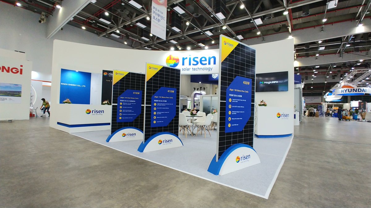 Risen Energy Co., Ltd. @ Green Energy Expo 2020 / July 15~17, 2020 / EXCO, Daegu, South Korea.
