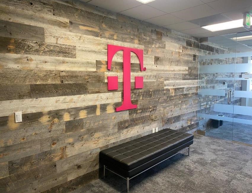 I spy with my little eye...MAGENTA!  Check out the <a href="/TMobile/">T-Mobile</a> branding and signage happening at our buildings in Overland Park!  #NewTMobile 💗