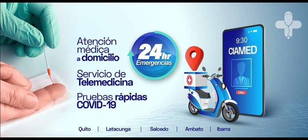 MilSandovalR's tweet photo. Preocupado por la salud de tu familia en esta época? Llegamos con atención médica hasta tu hogar, comunicate con nostros agenda tu cita, 099236439, síguenos en instagram y Facebook @ciamedcentromedico https://t.co/FuFkwLZ9sp