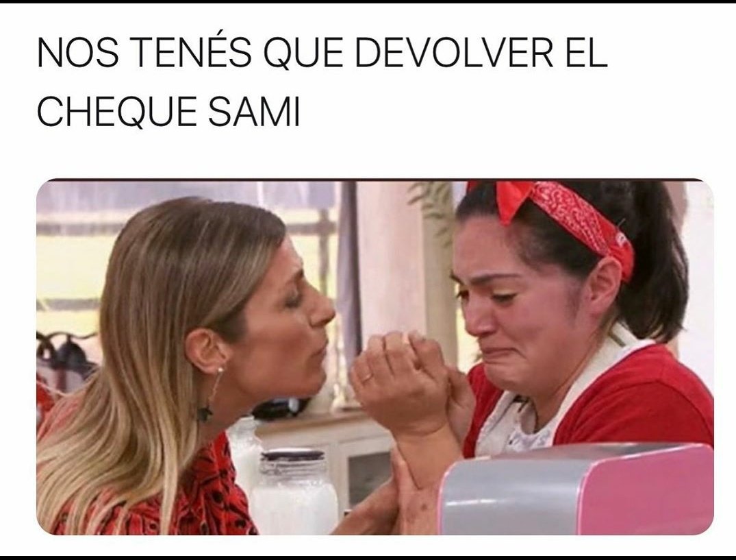 agusfrusin's tweet photo. Van a pasar las semanas.. Y nunca me voy a cansar de estos memes 😂😂😂
#BakeOkffArgentina #SamantaBakeOff https://t.co/bNMWgDyKVu