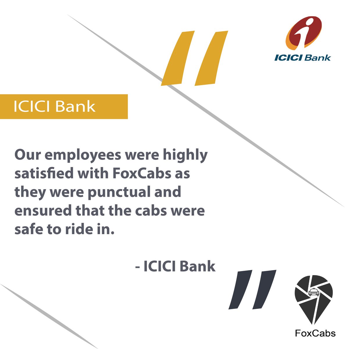 foxcabsindia's tweet photo. Our benevolent customers deserve the best and secure drives. #passengers #foxcabs #drivers #feedbacks https://t.co/FY6u4X7d8b
