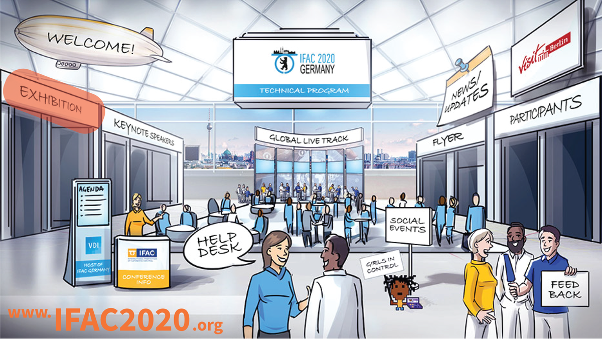 IFAC2020's tweet photo. #IFAC2020 Despite or even because of Corona, sponsoring our IFAC-V 2020 World Congress was particularly important. Visit the exhibition with the virtual booths of our sponsors! There you can also contact the exhibitors directly: https://t.co/FdkC9nT0T4. https://t.co/2UPqOk0L4P