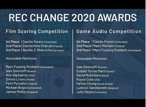 I'm thrilled to be in the Top 10 Winners of the Rec Change 2020 Competition Awards! A big part of the proceeds will go out to the Barrio Maya ("Mayan Neighborhood") in Yucatan State. Witch here: bit.ly/3ewftlx