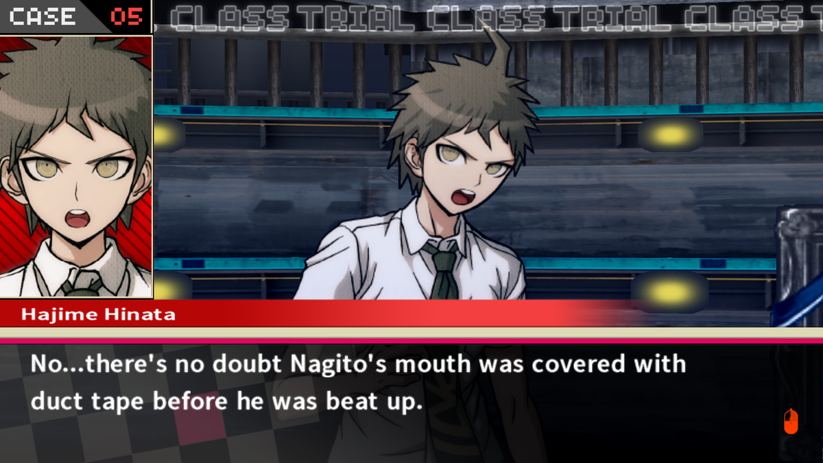 ok yeah kazuichi was freaking the fuck out when they found him so he probably didnt notice
