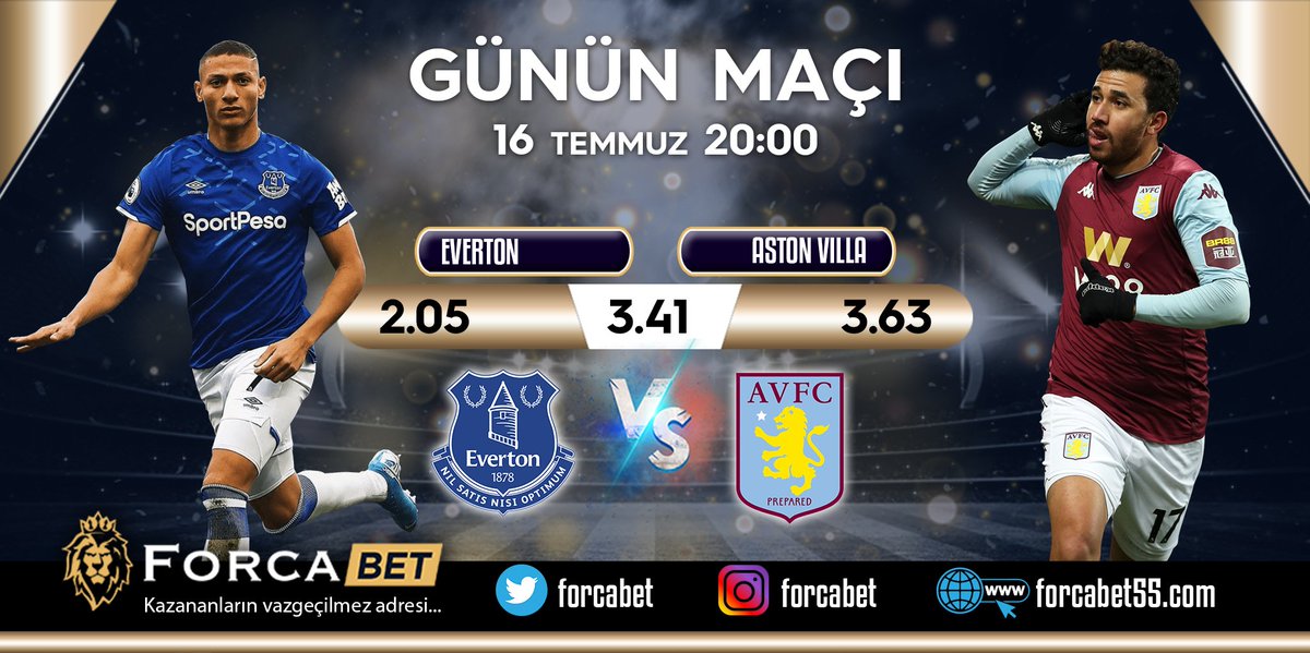 ⚽ Günün maçı: 
Everton 🆚 Aston Villa

💥 En yüksek oranlar ve promosyonlar FORCABET'te !

🎁 %10 nakit yatırım bonusu!
🎁 %30 spor kayıp &amp; dıscount!

🔗 forcabet55.com #forcabet #forcabetkazandirir #casino #slot #Hacked #lgs2020 #Bitcoin #Persembe #spin #bahis #iddaa