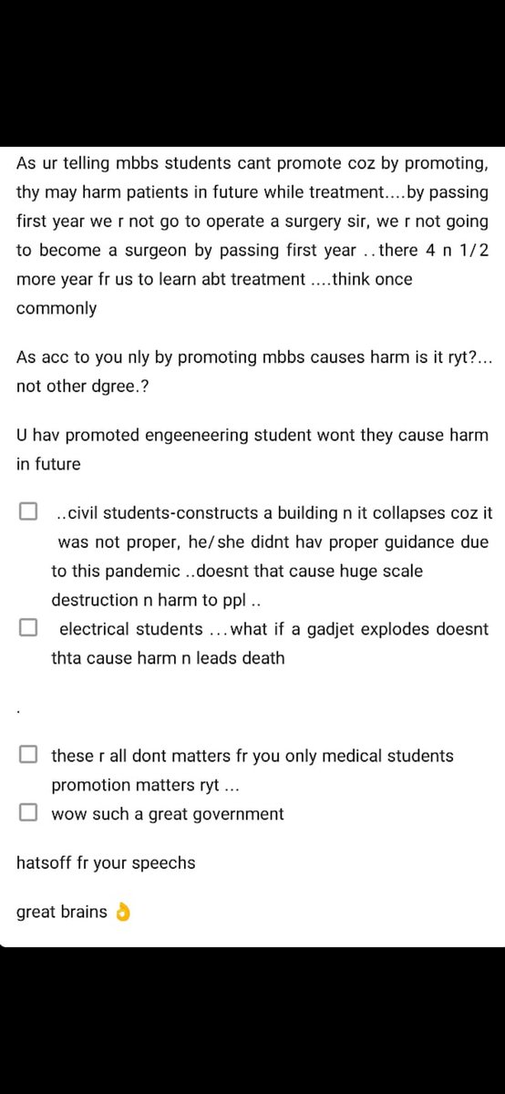 pavanl0ki's tweet photo. #promotemedicalstudents
#cancelmedicalexams
#savemedicalstudents @BSYBJP @CMofKarnataka @drashwathcn @mla_sudhakar @drashwathcn @VCRguhs https://t.co/IcIsboJOqE