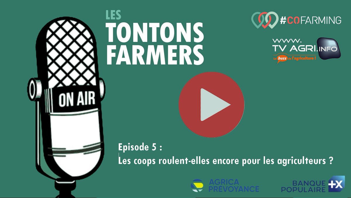 Retrouvez l'émission d'hier soir : Les coopératives roulent-elles encore pour les agriculteurs ? 
A écouter en podcast dans votre tracteur, moissonneuse, au bureau ou ailleurs 🤗😎 bit.ly/308BDFi
