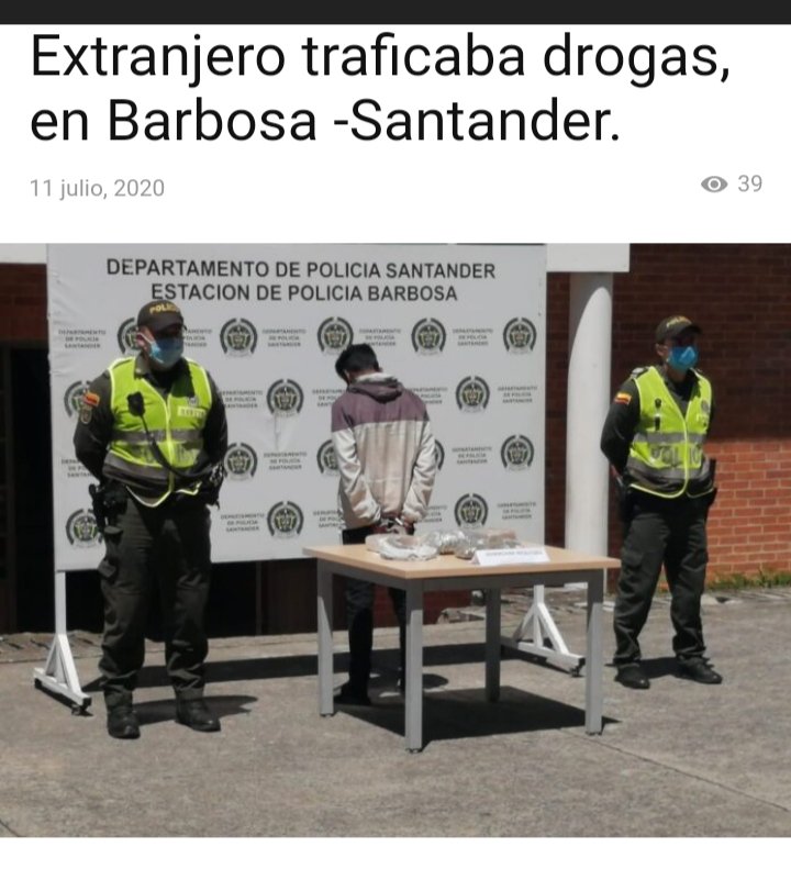 Es hora de crear una fuerte política migratoria, así como de Venezuela llega gente trabajadora huyendo del monstruo comunista están llegando los delincuentes a hacerle daño a los nuestros, gobierno Duque posa de solidario mientras descuida a los nuestros.
loquepasaenbucaramangaycolombia.com/extranjero-tra…