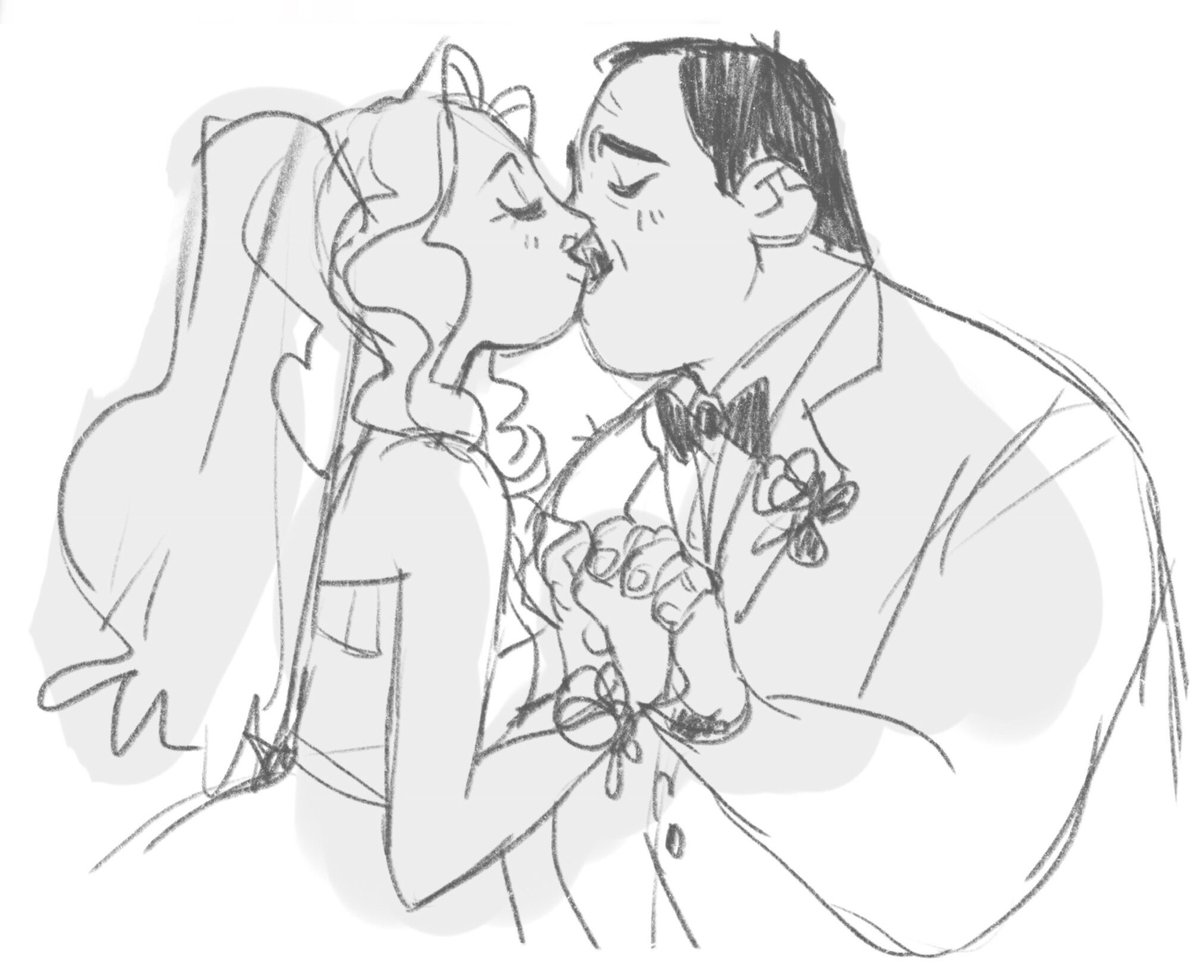 cool-down kisses ? #paulblart #doodles #dozerdraws 